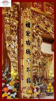 Lưu ý với Hoành phi câu đối nhà thờ chữ Tổ tông công đức thiên niên thịnh